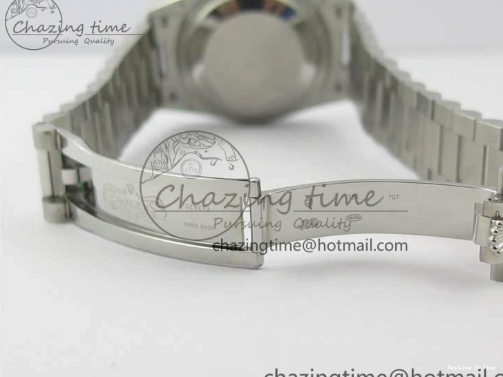 1218 Day-Date 36 SS 128239 Bp Maker Best Edition Black Dial on President Bracelet TimelessDesign 3151